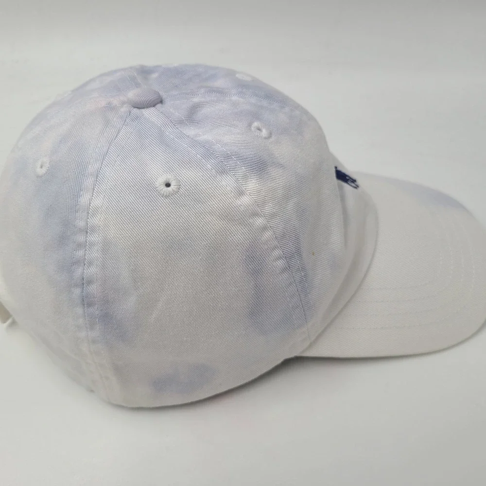 Youth Polo Ralph Lauren Hat Strapback White Blue Tie Dye Pony Logo Size 8-20 Boy